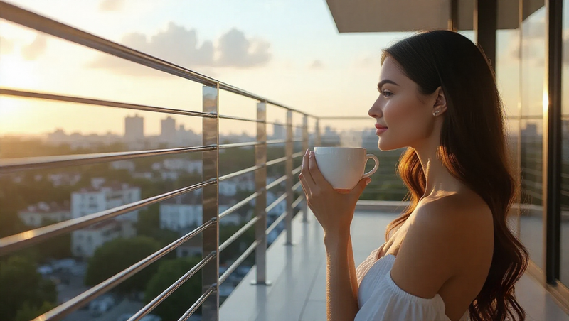 Balustrade inox cu sau fara sticla