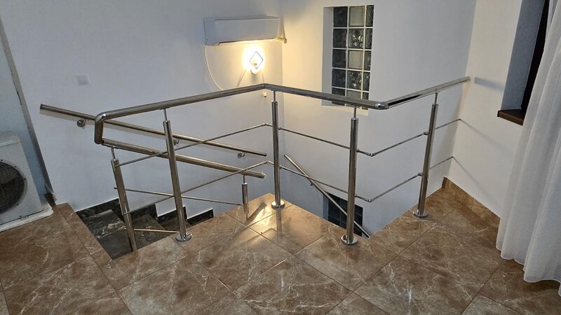 Balustrade inox cu sau fara sticla