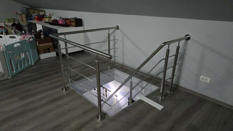 Balustrade inox cu sau fara sticla