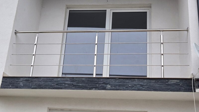 Balustrade inox cu sau fara sticla